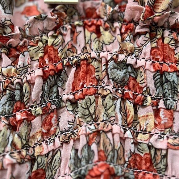 Max Studio V-Neck Smocked Mini Dress S New - Picture 7 of 12